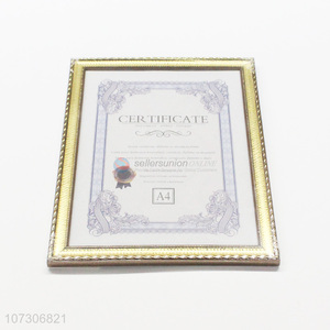 High Quality Rectangle Certificate Frame Picture Frame