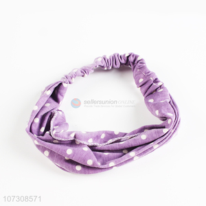 Wholesale Girls Womens Headband Hair Accessory Polyester Elastic Hair Band