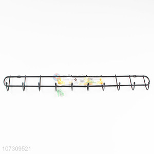 Contracted Design Iron Wire 10 Hooks Rack Wall Mounted Hanger Hooks