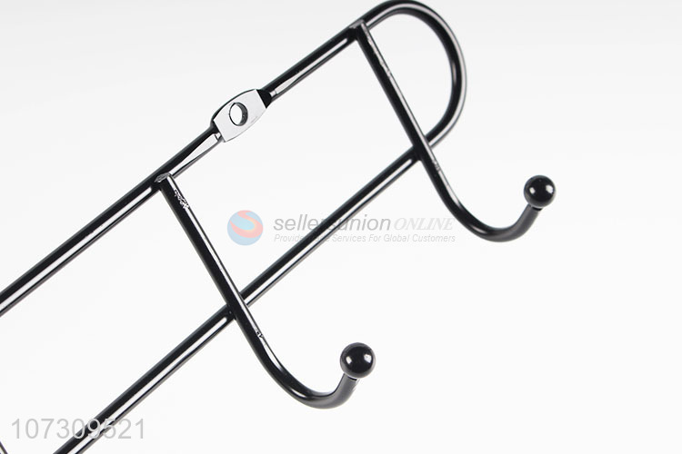 Contracted Design Iron Wire 10 Hooks Rack Wall Mounted Hanger Hooks