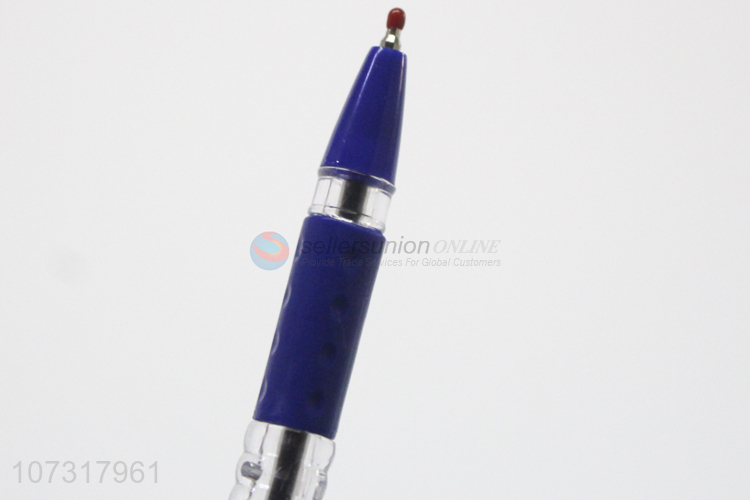 Wholesale cheap blue ball-point pens plastic ball pens for students