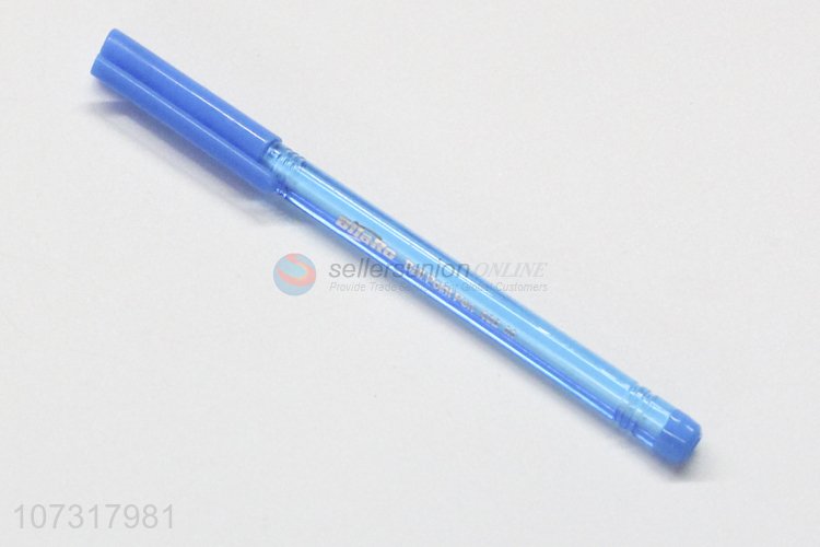 Hot selling 8 colors 1.0mm plastic ball-point pens for school and office