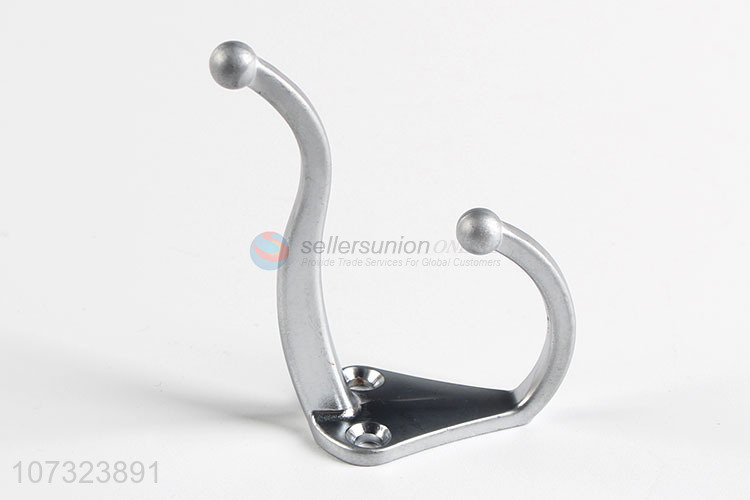 Unique Design Zinc Alloy Dual Prongs Coat Hooks Hat Hooks