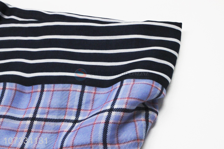 OEM stripe & plaid printed women scarf fashion accessories