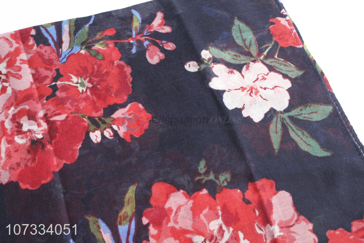 New style flower printed ladies scarf fashion scarf