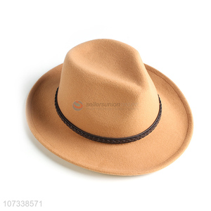 Cheap Price Panama Hat Leisure Stylish Polyester Hat For Adult