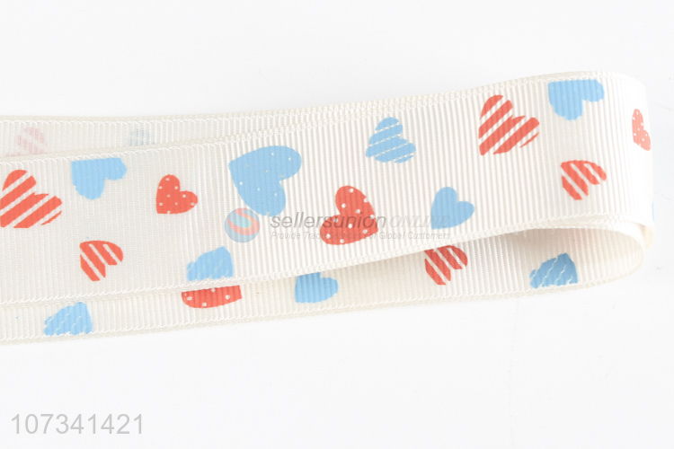 Good Sale Colorful Heart Pattern Clothing Decoration Ribbon