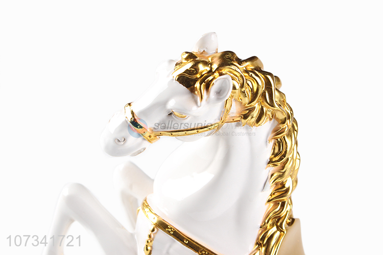 Good market resin horse sculpture animal figurines resin crafts