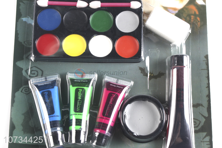 Wholesale Unique Design Halloween Face Paint Body Painting Supply Palette Set