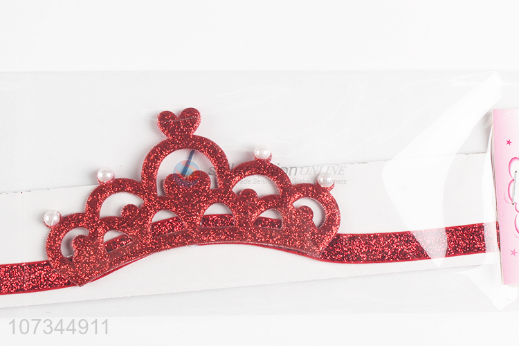 Low price exquisite crown hairband beautiful hair ornaments