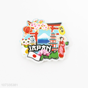 Fancy design Japan style resin fridge magnet resin fridge sticker
