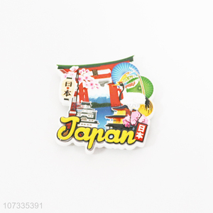 Competitive price Japan style resin fridge magnet resin souvenir