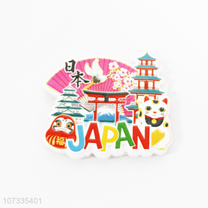 Fashion design Japan style resin fridge magnet resin fridge sticker