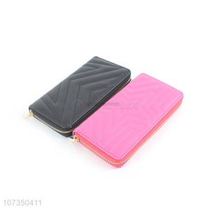 High quality multicolor long style wallet for gifts