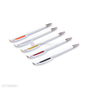 Best Quality White Ball Point Pen Fashion Stationery