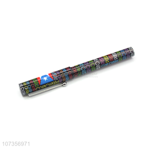 Wholesale Fashion Printing Ballpoint Pen With Pen Cap