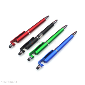 Hot Selling Colorful Plastic Ballpoint Pen With Stylus