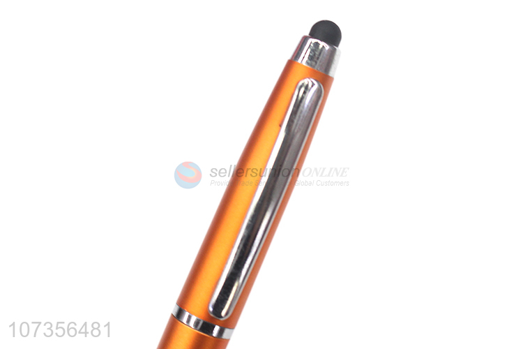 Custom Business Soft Touch Screen Ball Pen With Stylus