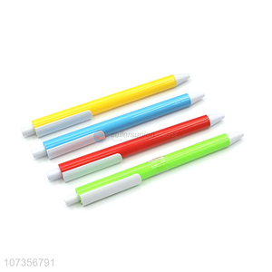 Fashion Colorful Ball Pen Plastic Ballpoint Pen
