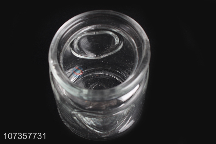 China manufacturer aesthetic clear glass candy jar for decoration