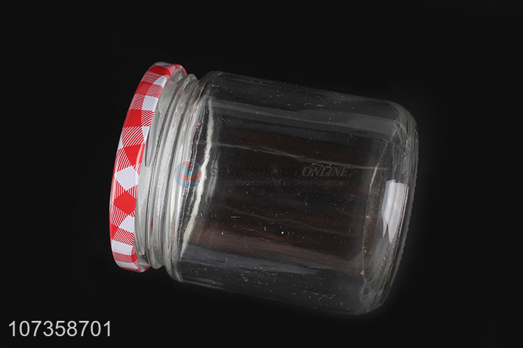 Hot products moistureproof flower tea glass jar mung bean storage jar