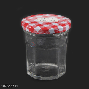 Premium quality kitchen tools clear flower tea glass jar glass canister