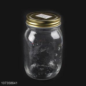 Latest style multi-use kitchen glass jar flower tea glass storage jar