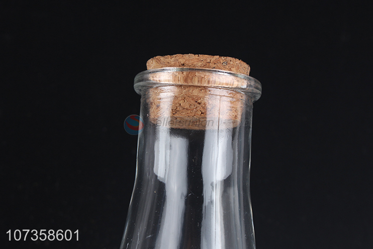 Suitable price kitchen supplies flower tea glass storage jar with lid