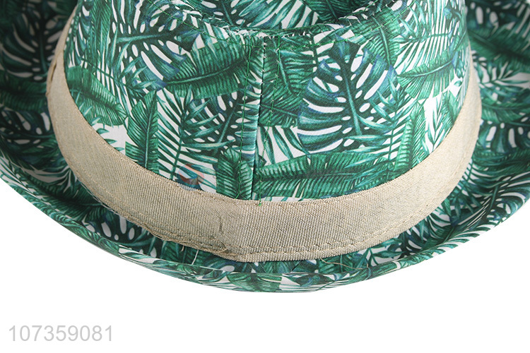 Fashion Printing Billycock Fedora Hat For Sale