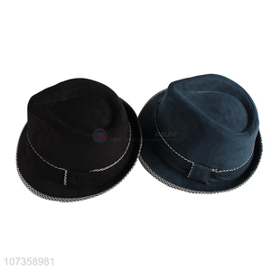 Wholesale Flannelette Fedora Hat Fashion Cowboy Hat