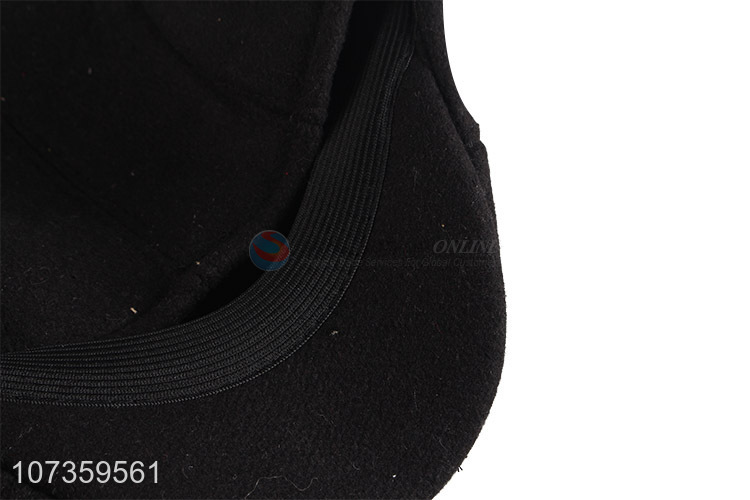 High Quality Comfortable Felt Peaked Cap Casual Hat