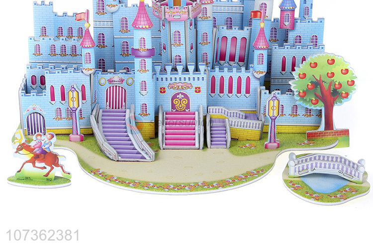 Premium Quality 3D Russian Blue Castle Jigsaw Puzzle Diy Toys For Childrens