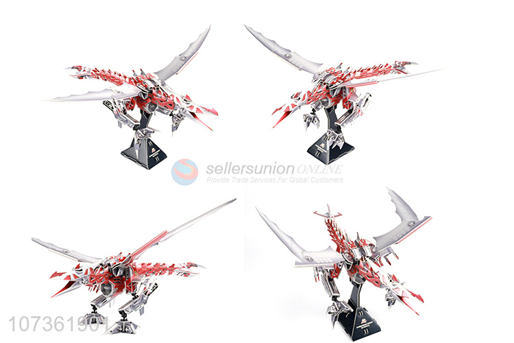 Hot Seller Children Educational Diy Toys 3D Pterosaur Jigsaw Puzzle Toys