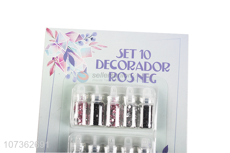 High Sales Fantastic Crystal Nail Rhinestone Jewelry Set For Nail Art Decoration