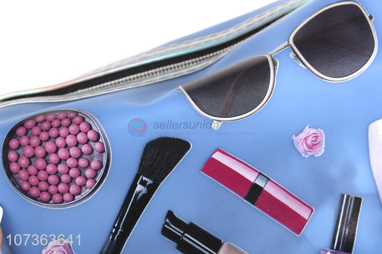 Factory Wholesale Women Cosmetic Bag Fashion Printing Travel Makeup Bag