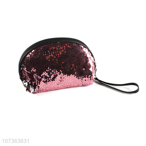 Hot Selling Glitter Cosmetic Bags Fashion Sequin Bling Makeup Bag