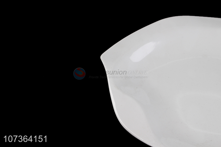 Fashion Design White Melamine Plates Best Dinner Plate
