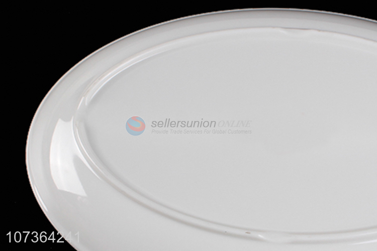 Custom Oval White Melamine Plates Best Dinner Plate