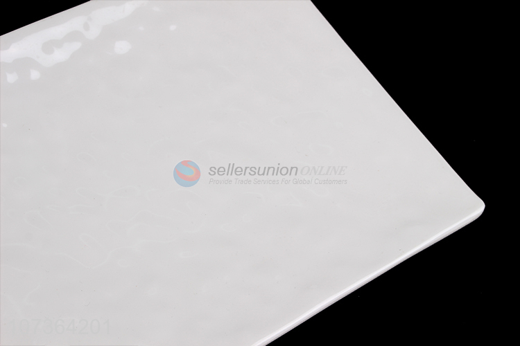New Style White Melamine Plates Household Rectangle Plates