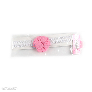 Factory Sell Trendy Lovely Girls Elastic Headband Toddler Hair Accessories