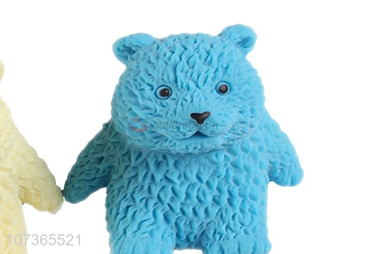 Factory Wholesale TPR Animal Bear Squeezes Toys Decompression Fun Toy