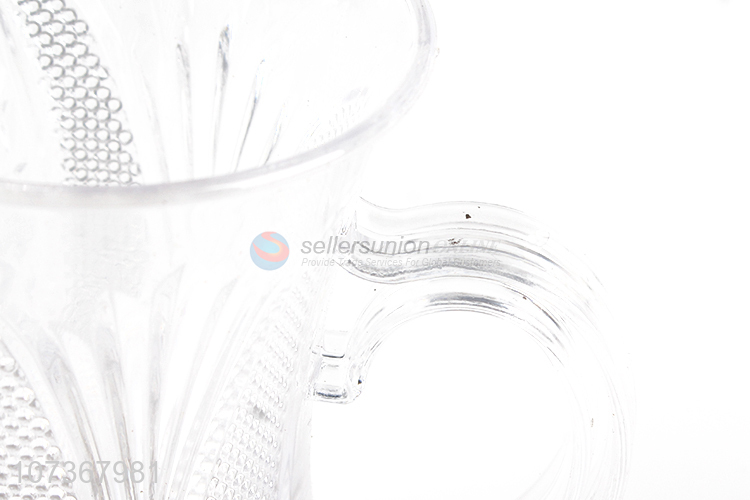 Recent design liquid activate led flashing plastic corn cup whisky cup
