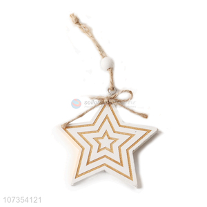 Hot selling star shape hanging ornaments for christmas