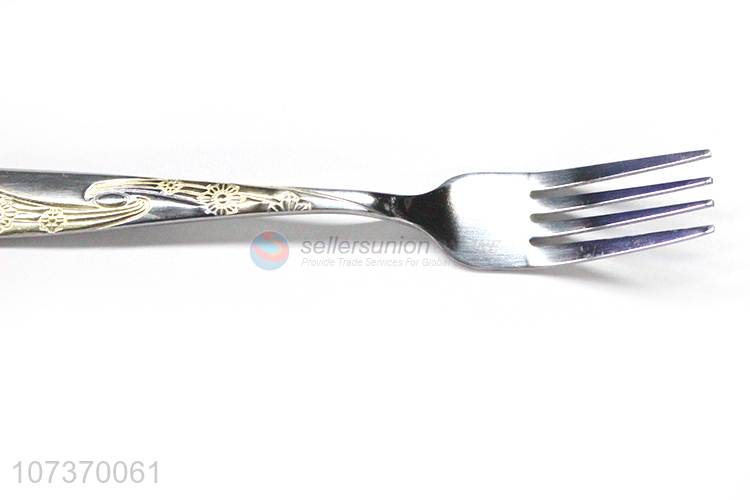 Recent design stainless steel salad fruit dinner fork set