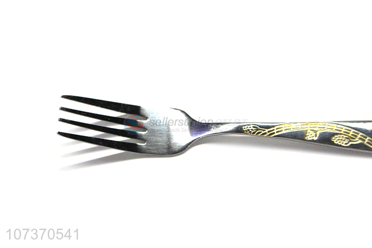 Reasonable price stainless steel table fork kitchen cutlery set