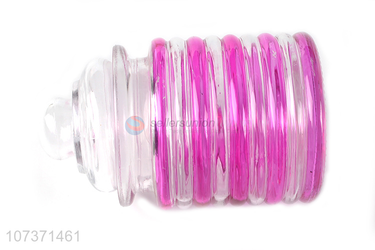 Fashion Design Colorful Glass Canister Storage Jar For Sugar