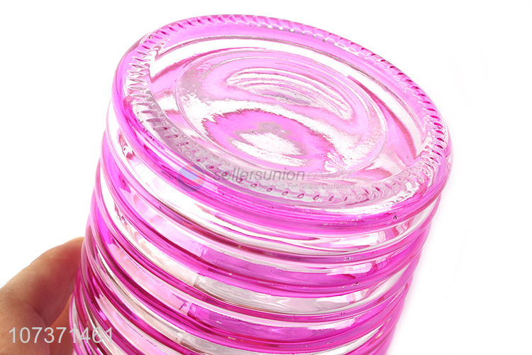 Fashion Design Colorful Glass Canister Storage Jar For Sugar