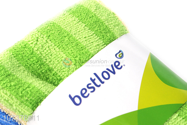 Low price multi-use absorbent microfiber dish cleaning towel