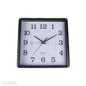 New Design Fashion Square Plastic Wall Clock Home Use Plastic Clock