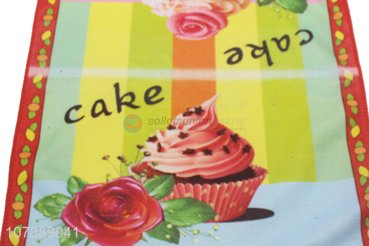 Wholesale Cake Pattern Microfiber Tea Towel